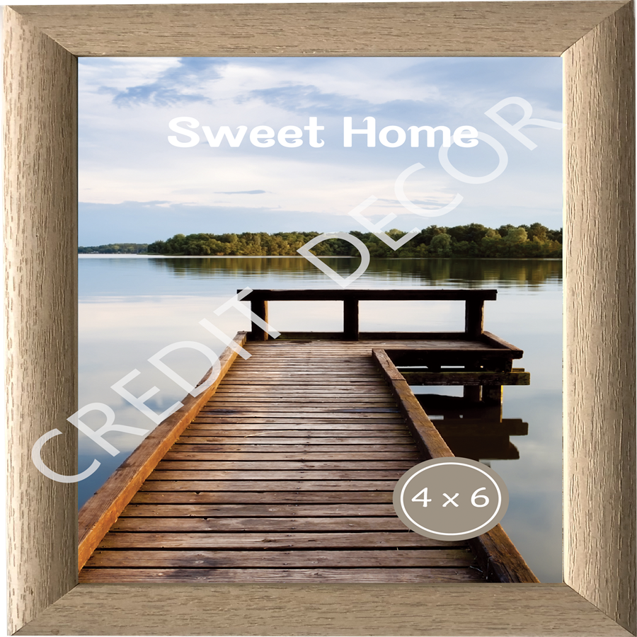 mdf white photo frame