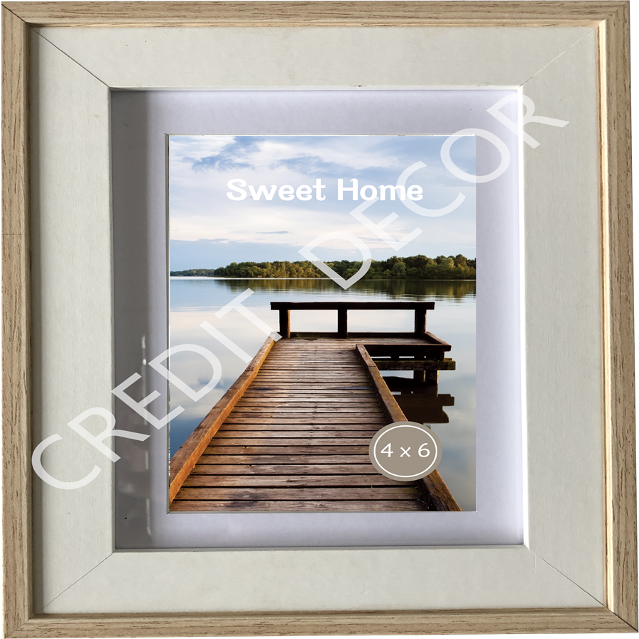 MDF paper wrapped frame 4x6